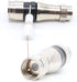 (5PACK) F Type RG11 Cable Adapter Compression Coax Connectors with Push-up Pin for RG11 Wire