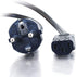 C2G/Cables to Go 03138 14 AWG European Power Cord, Black, 2.5 Meters/8.20 Feet