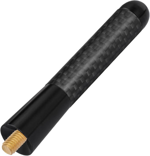 GODPEE 3.2 Inch SZSAUTO Car Truck Short Antenna, Carbon Fiber Waterproof Car Antenna Replacement Mast, Universal