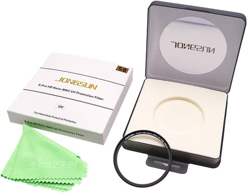 58mm UV Filter, S-Pro HD Nano MRC Camera Ultraviolet Protection Filter, Multicoated, Ultra-Slim Lens Cloth Kit