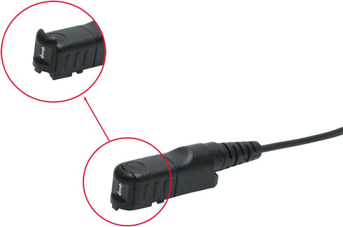 XPR3500e Earpiece Headset with Mic PTT for Motorola Walkie Talkie, Models XPR3500, XPR3000, XPR3300