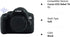 Camera Case for Canon EOS Rebel T6 T7, Silicone Rubber Detachable Protective Cover for EOS 1300D, 1500D