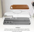 Sinjimoru Pull & Eject Magnetic Wallet for iPhone, Vegan Leather Magnetic Card Holder Compatible with MagSafe - Brown