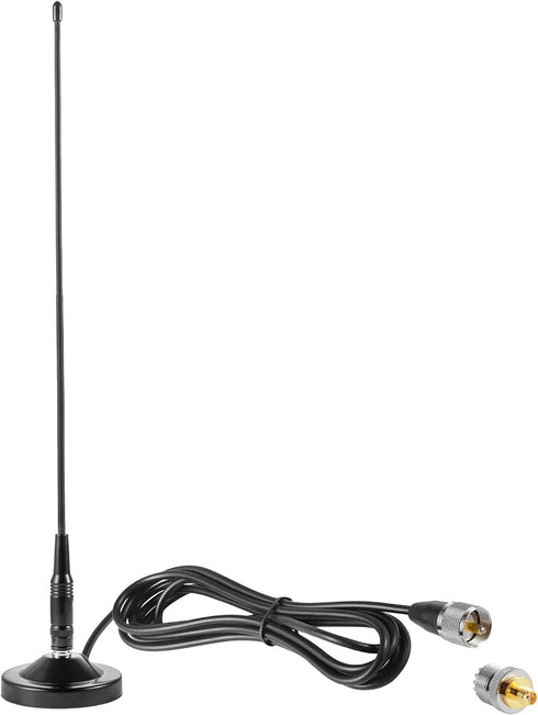 eifagur Vehicle Car Mobile Ham Radio GMRS Soft Whip Antenna, UHF VHF 136-174MHz