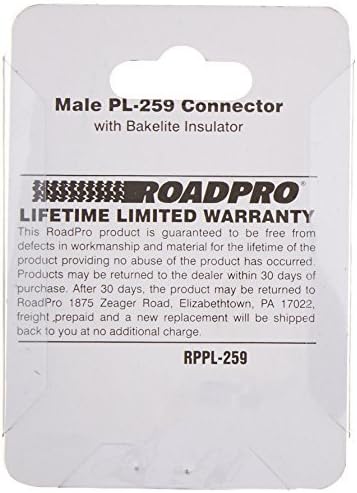 RoadPro Male PL-259 Coax Cable Connector, RPPL-259