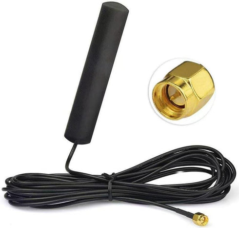 BKAEIMSTWR 10FT 4G LTE GSM Antenna Omni-Directional 700-2600MHZ Adhesive Mount Antenna with SMA