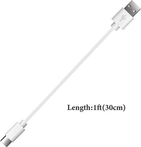 Geekria USB Earbuds Short Charger Cable 2 Pack Compatible with Jabra Elite 10Gen2/10/8 Active/85t/7 Pro