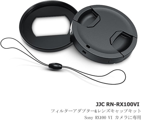 JJC Lens Filter Adapter for Sony ZV-1 II, RX100 Series, Canon G5X Mark II for 52mm ND UV CPL Filter