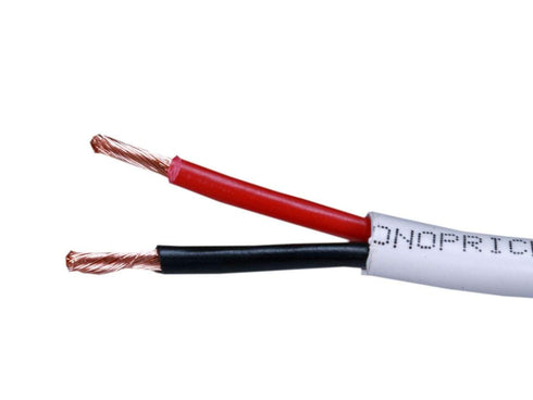 Monoprice 50ft 16AWG CL2 Rated 2-Conductor Loud Speaker Cable for In-Wall Installation