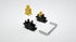 GATERON Plate Mounted V2 Stabilizer for 60% Mechanical Keyboard Satellite Switch 7U 6.25U 2U(Yellow)
