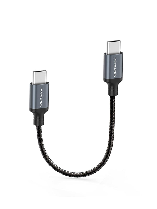 CableCreation 0.5FT Short USB C to USB C Cable 60W Fast Charging Compatible with iPhone 15 Series, MacBook Pro, iPad