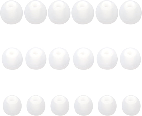 Silicone Earbud Replacement Tips, Fit for in-Ear Headphones (Inner Hole 3.8mm -5.1mm), 9 Pairs Earbud Covers