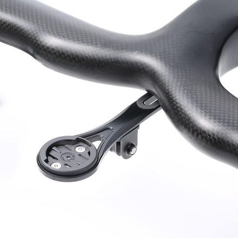 Aero Integrated Handlebar Out Front Combo Mount for Garmin Edge, Wahoo, Bryton Rider, Compatible with Canyon