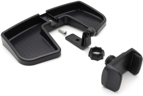 Camoo Phone & GPS Car Holder for Jeep Renegade, 360 Degree Rotation with Organizer Storage, Fits 2015-2025 (Black)
