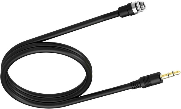 AUX 3.5 mm Male to Female Locking Nut Panel Mount Cable Car Stereo Audio Adapter Converter Cord