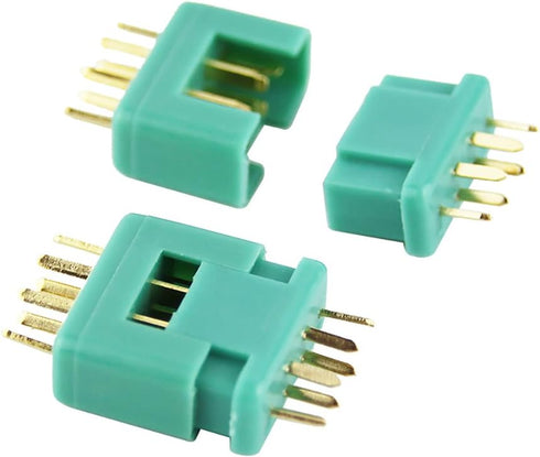 10 Pairs MPX M6 Connector Plug - Multiplex Socket for RC Lipo Battery Quadcopter/Buggy