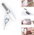 ECP4in1 for Airpod Cleaner Kit Equipped with a Flocked Sponge a Metal Pen Tip 2 High-Density Brush Easy Clean Hard-to-Touch Place Earbud Cleaning Kit Tool for Airpods Pro 1 2 3 -Blue
