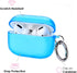 Velvet Caviar AirPods Pro Case, Compatible with 1st and 2nd Generation, Cute Hard Cover for Women (Neon Blue)