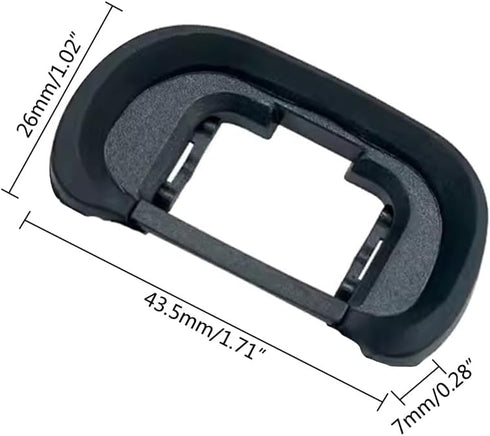 Generic EP18 A7M4 A7M3 A7III Eyecups Eyepiece View Finder Eye Cup for Viewfinders Eyepiece Eye Cup