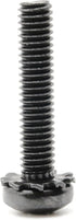 Replacement Screws - 1 Set of Metric Screws (Model RS-198358) Pan Head - Philips Drive - Black Plated (Pack of 8)