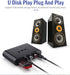 Bluetooth Audio Receiver Adapter V5.4, Supports USB Flash Disk, for Smartphone, Tablet, Car Speaker, Wireless Headset