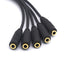 3.5mm Headset Splitter, 5 Way 1/8" 1 Male to 5 Female TRS Stereo Jack Audio Extension Cable Cord