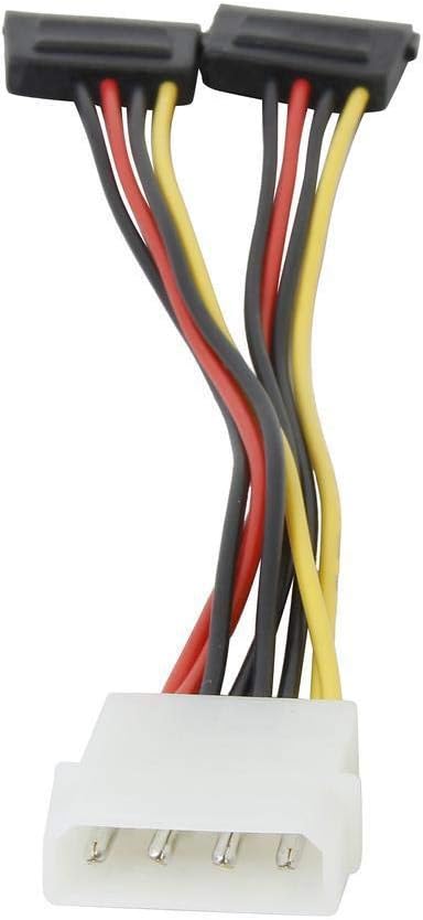Nippon Labs POW-S6800-6IN 5.25 Male to SATA x 2 Internal DC Adaptor Cable