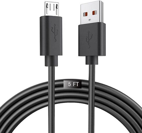 5FT Replacement Micro USB Charger Cord for JBL Clip 2, 3, Flip 2, 3, 4, Charge 2, 3, 2 Plus Bluetooth Speakers.