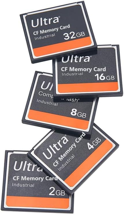 LILIWELL 256MB 256MB (2PACK) CF Card Ultra Memory Card Industrial for DSLR Camera Card Designed for Photographers