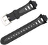 Watch Bands for Suunto Observer Tt St Sr G6 X6HRM, Classic Soft Rubber Replacement Wrist Strap (Black)