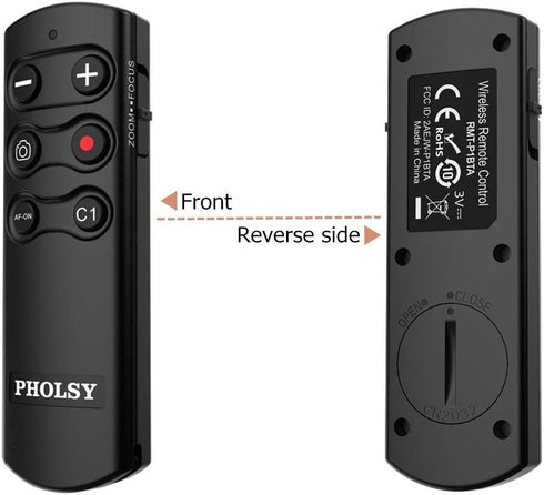 RMT-P1BT Bluetooth Camera Remote, Wireless Shutter Commander Compatible with Sony a1, a6700, a6400, a6600, a7C, RX100M7