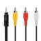 JDYYICZ 3.5mm to RCA Camcorder AV Audio Video Output Cable, 3 RCA to