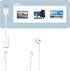 USB Male to Lightning Female Audio Adapter Cable, Type A to Lightning Dongle Converter for Headphones and Earbuds