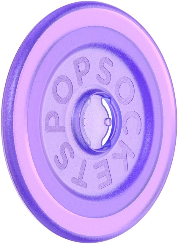 PopSockets Round Magnetic Base Only, Compatible with Tops, Lavender - Dusty Lavendar