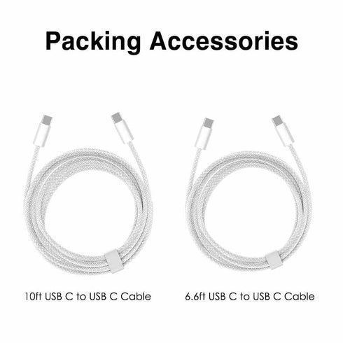 USB C to USB C Fast Charger Cable 6/10 Ft for New iPad Pro 12.9 in 6th/5th/4th/3rd Gen, iPad Air 5/4, iPad Mini 6