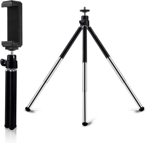 TIGAYAN Mini Tripod for Webcam and Phone, 12.4 inch Metal Extendable Webcam Stand