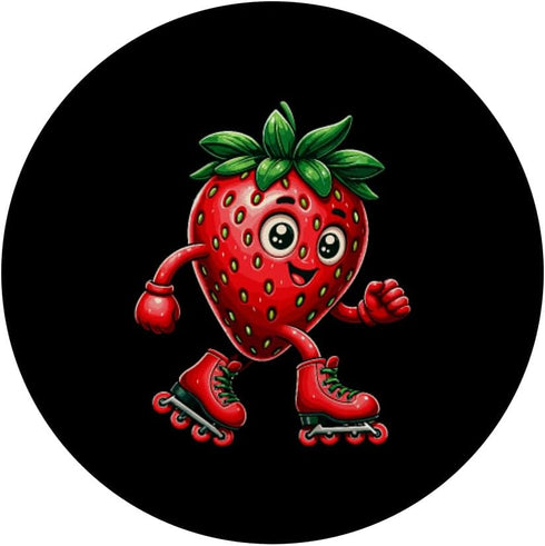 Cool Inline Skates Strawberry PopSockets Standard Skater for Boys and Girls