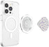 PopSockets PopGrip for MagSafe Pastel Purple Aesthetic Flowers Floral Retro Daisy Women
