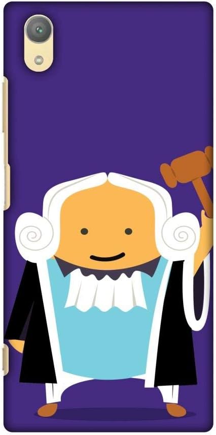 AMZER Slim Fit Handcrafted Designer Printed Snap On Hard Shell Case Back Cover for Sony Xperia Xa1 Plus - Lawyers 1 HD