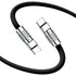 100W 6FT/2M, 3-Pack Statik TsumoCharge USB C to USB C Fast Charging Cable - Heavy-Duty Unbreakable Silicone, Supports