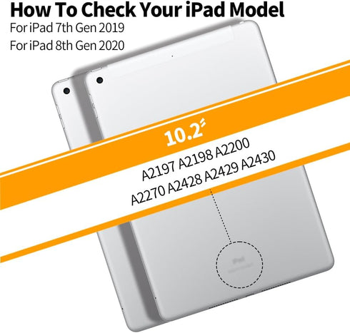 iPad 7th Gen 2019/iPad 8th Gen 2020 10.2" Touch Screen Digitizer Assembly Replacement with Home Button