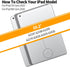 iPad 7th Gen 2019/iPad 8th Gen 2020 10.2" Touch Screen Digitizer Assembly Replacement with Home Button