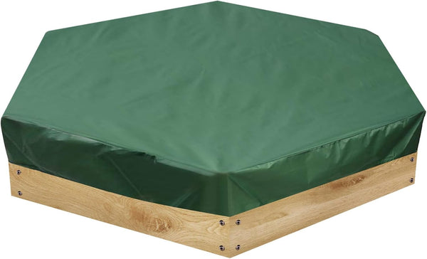 Wuyangcun Sandbox Cover Oxford Cloth Waterproof Dustproof Hexagonal Green Protect Sandbox Sand and