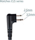 Waterproof Handheld Speaker Microphone for Motorola Walkie Talkie CP200, CP200d, CLS1410, CLS1110, CLS1450 Radio