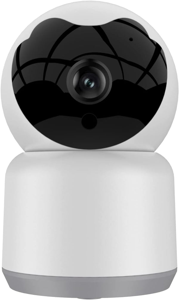 Tuya 3MP Indoor Pan-Tilt Smart Camera for Home Security, Motion Tracking, 2-Way Audio, Compatible with Alexa & Google