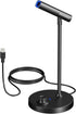 Aokeo USB Desktop Microphone, Computer Microphone for PC with Noise Cancellation & Click