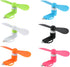 DNTESR Mini Cell Phone Fan 2-in-1 Fan Compatible for iPhone, iPad, Android Smartphone,Tablet