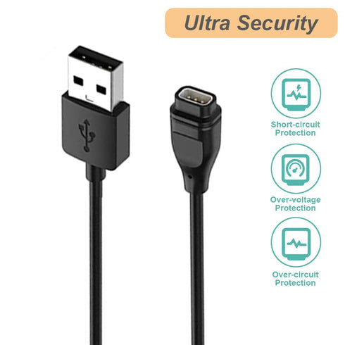 Replacement USB Charging Cable for Coros Pace 3, Pace 2, Apex Pro, Apex 42mm/46mm, Vertix, Vertix 2 (3.3ft/1m)