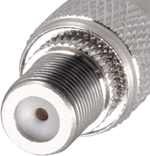 uxcell TNC Male to F Female Brass Connector RF Coaxial Adapter, 1pcs