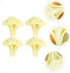 4Pcs DECHOUS Artificial Cauliflower Vegetable Models Lifelike Simulation Faux Vegetables Decoration Teaching Tools